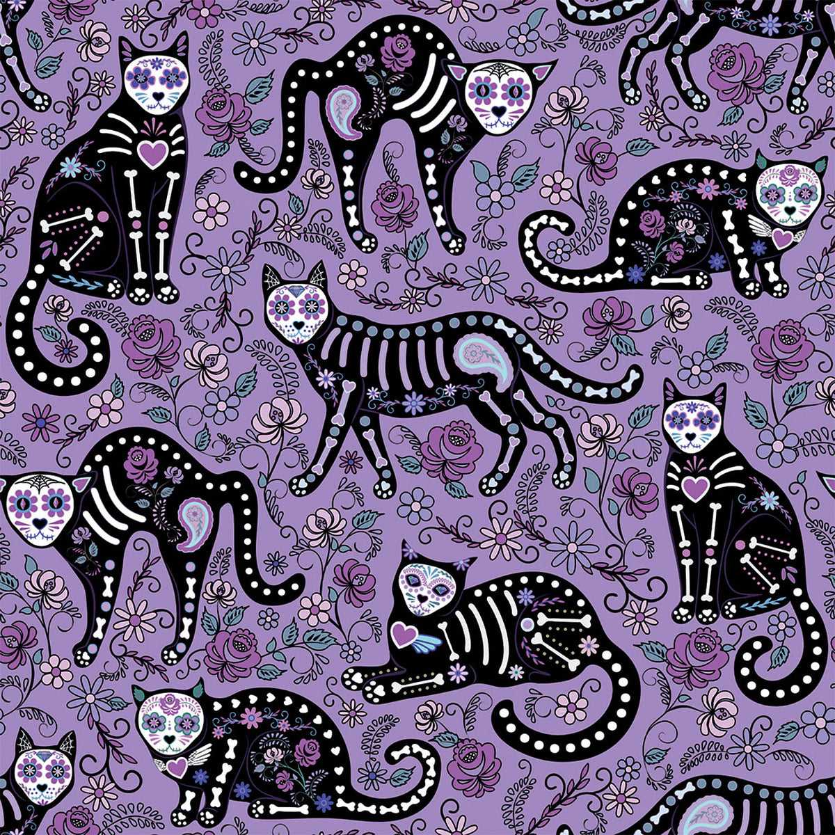 El Gato Wallpaper in Mauve Lust Home — free download