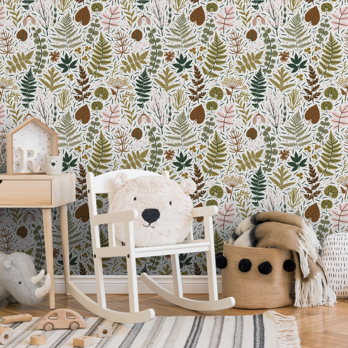 Woodland Walks Wallpaper in Muted Warm Tones Lust Home
