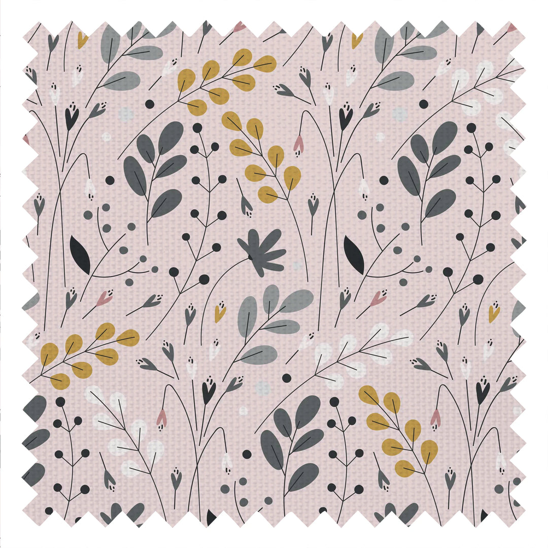 Cornucopia Fabric in Dusky Pink and Mustard