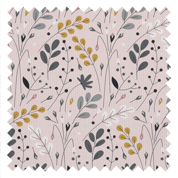 Cornucopia Fabric in Dusky Pink and Mustard
