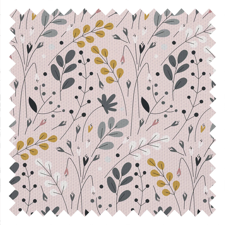 Cornucopia Fabric in Dusky Pink and Mustard