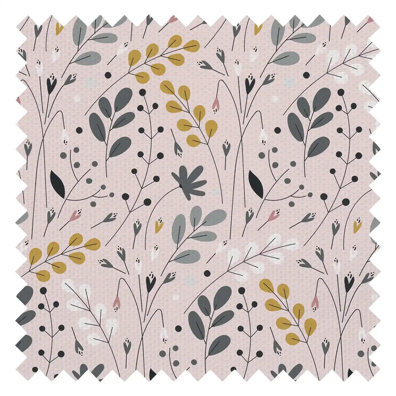 Cornucopia Fabric in Dusky Pink and Mustard