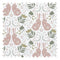 Bunny Tales Fabric in Peony Pink and Muted Grey