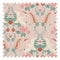 Master Crane Fabric in Cloud Pink, Duck Egg and Quartz Pink
