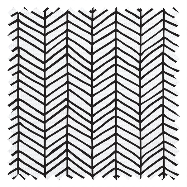 Go Your Own Way Fabric in Monochrome