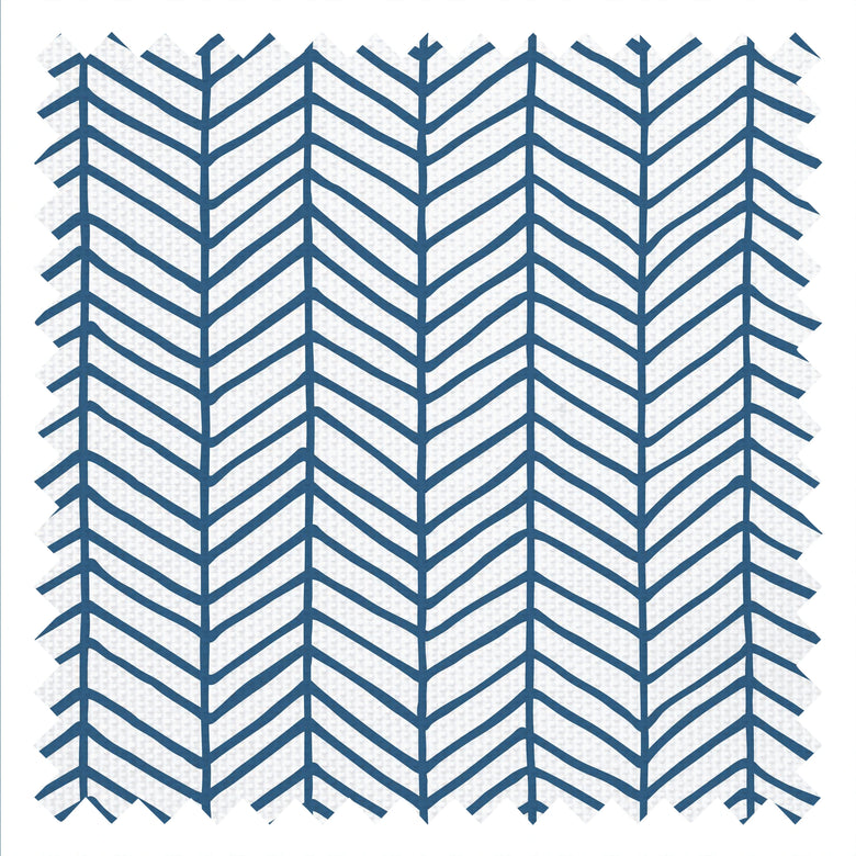 Go Your Own Way Fabric in Oxford Blue