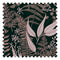 Welcome To The Jungle Fabric in Blush and Forest Green