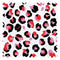 Wild Thing Fabric in Candy Apple and Bubblegum Pink