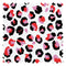 Wild Thing Fabric in Candy Apple and Bubblegum Pink