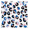 Wild Thing Fabric in Cobalt Blue and Bubblegum Pink
