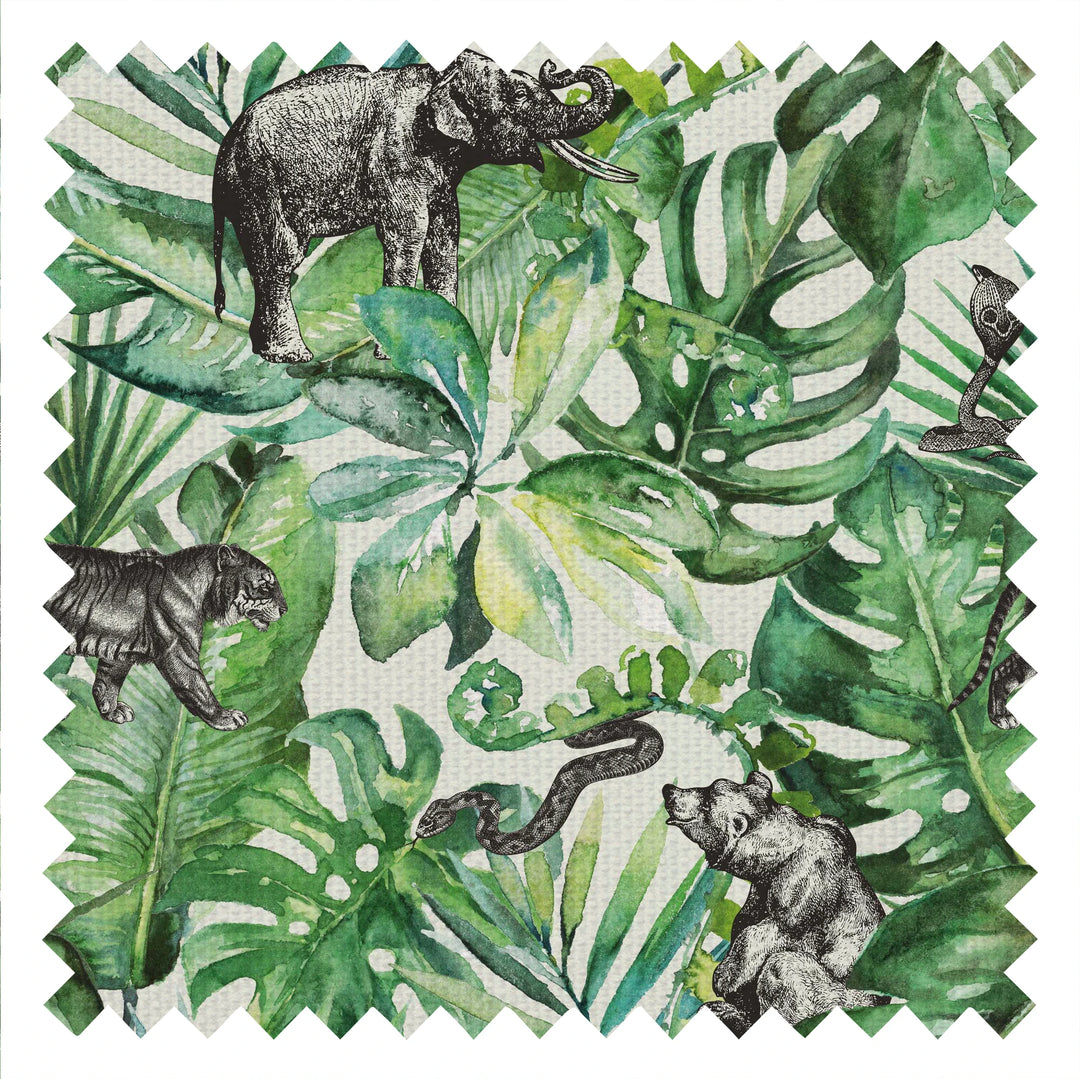 Mowgli Fabric in Shades of Green