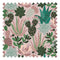 Plantopia Fabric in Shades of Blush and Green
