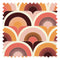 Groovy, Baby Fabric in Sunset Pink and Sunrise Orange