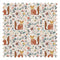 Let's Make A Den Fabric in Rusty Red