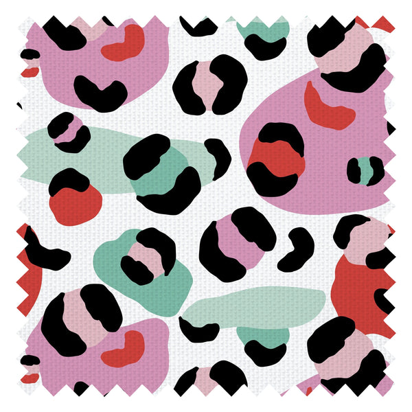 Cool Like You Fabric in Candy Pink, Postbox Red and Mint
