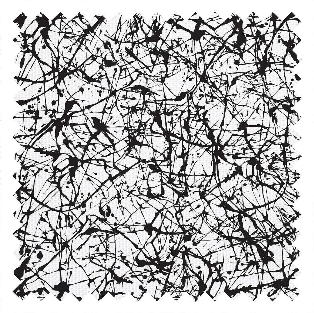 Scribble Fabric in Monochrome