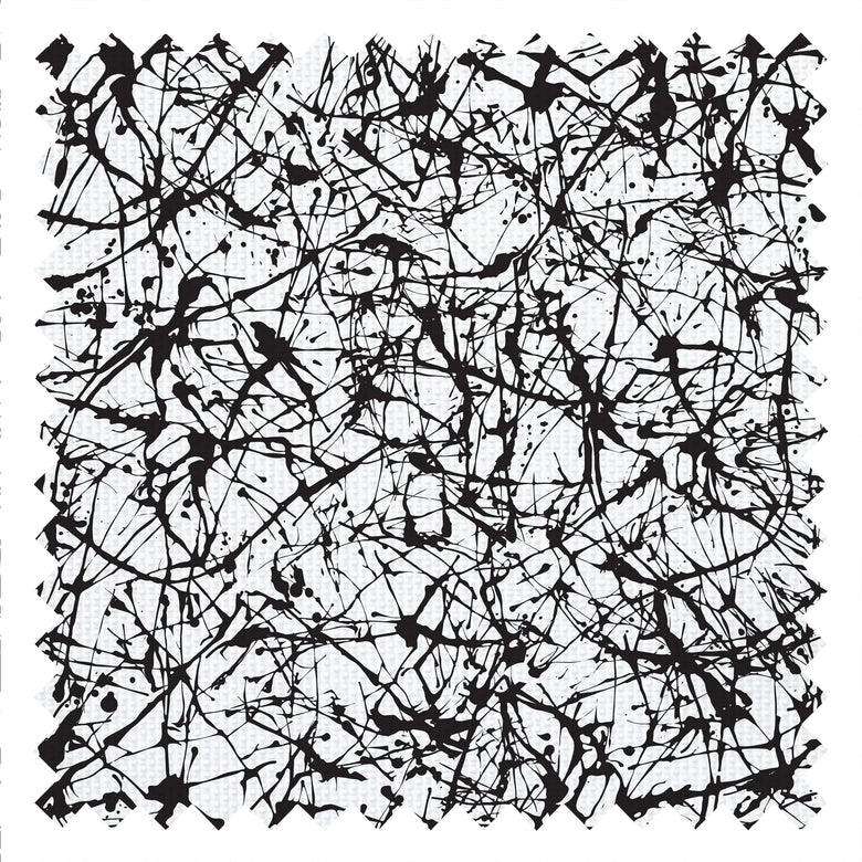 Scribble Fabric in Monochrome