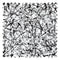 Scribble Fabric in Monochrome