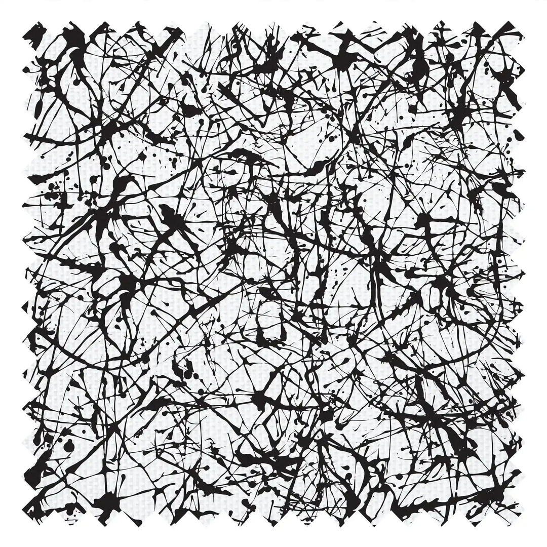 Scribble Fabric in Monochrome