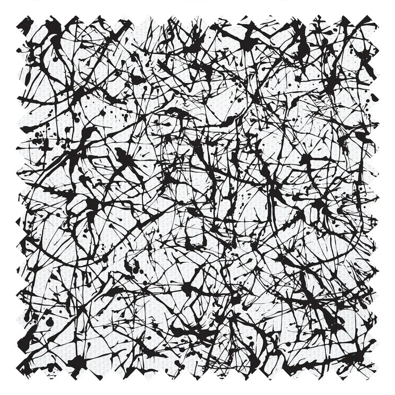Scribble Fabric in Monochrome