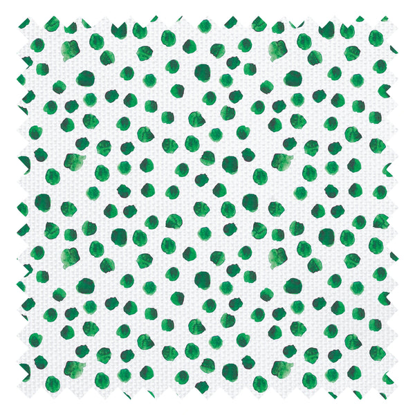 Spot The Difference Fabric in Vibrant Green