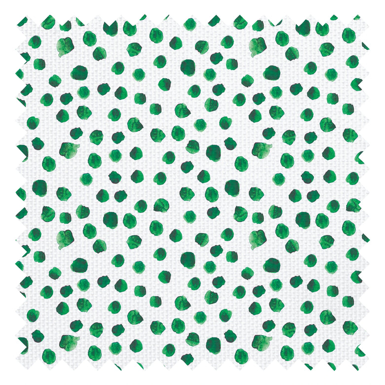 Spot The Difference Fabric in Vibrant Green