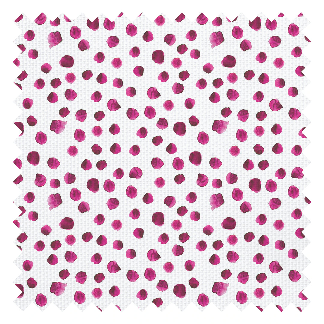 Spot The Difference Fabric in Hot Pink