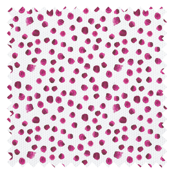 Spot The Difference Fabric in Hot Pink