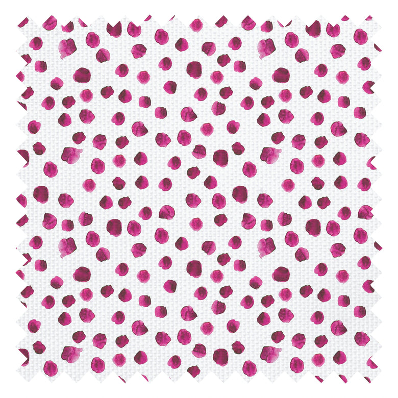 Spot The Difference Fabric in Hot Pink