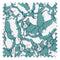 Cat-astrophe Fabric in Teal and Navy