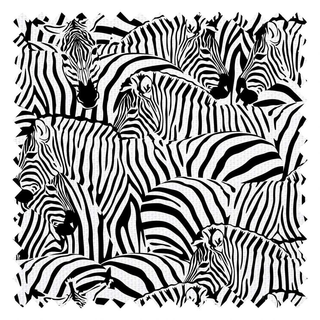 Hide and Seek Fabric in Monochrome