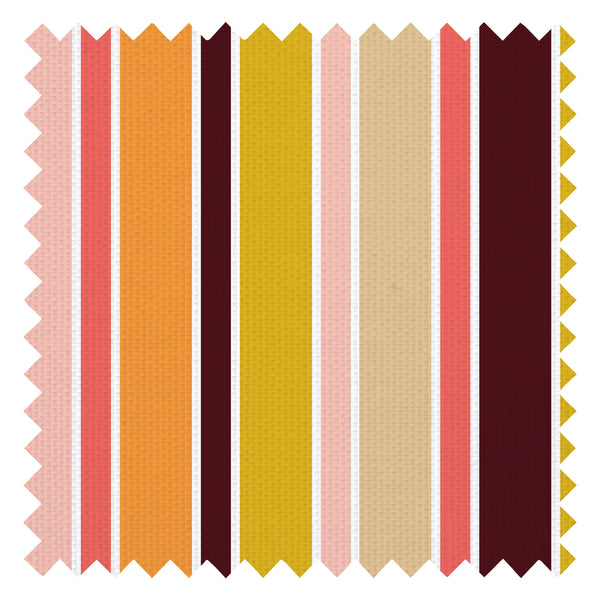 Oh-So-Retro Fabric in Sunset Pink and Sunrise
