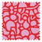 Doodle Fabric in Red and Pink