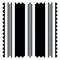 Stripes on Stripes Fabric in Monochrome