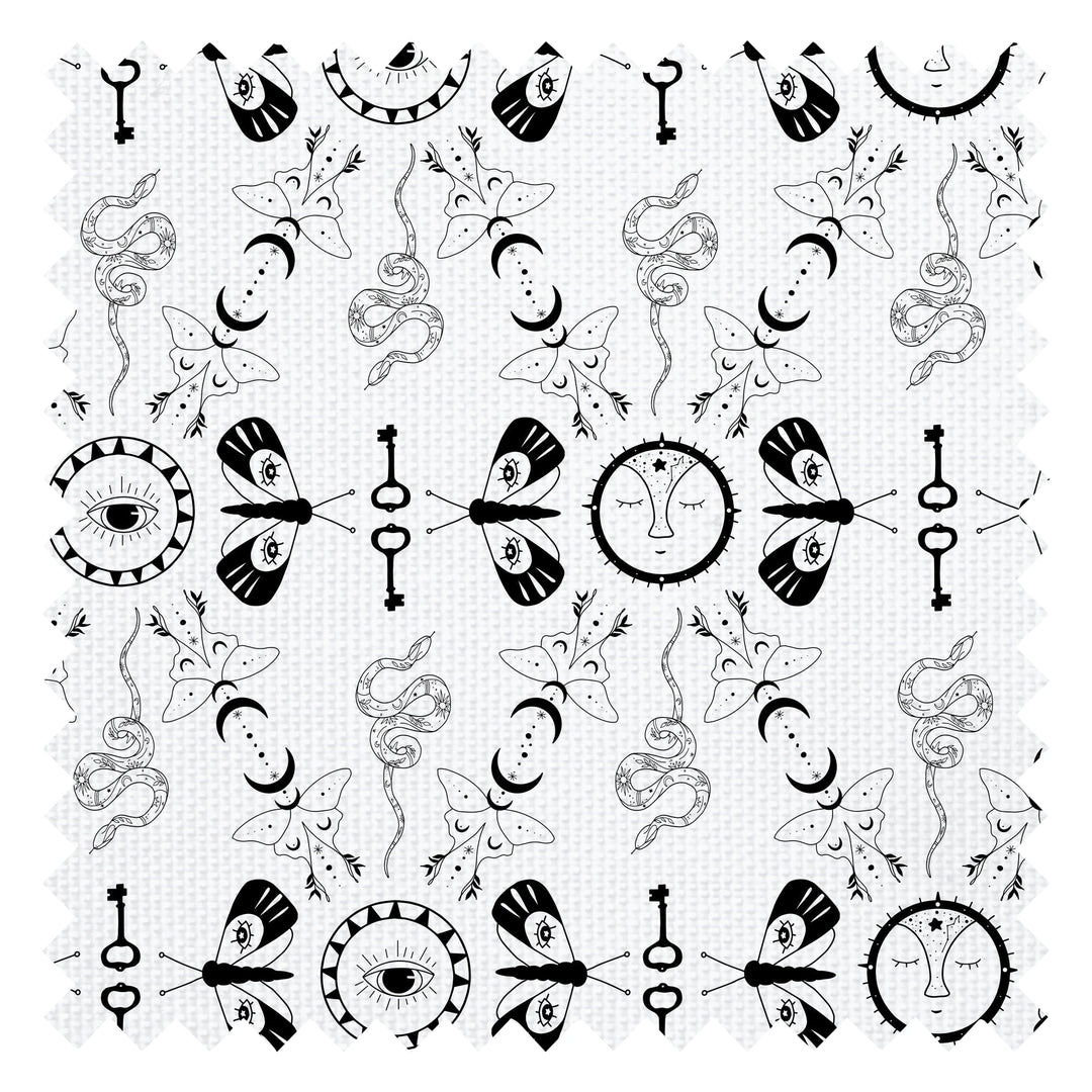 Spellbound Fabric in Monochrome