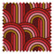 Keep On Rollin' Fabric in Maroon, Lipstick Pinks and Rich Gold