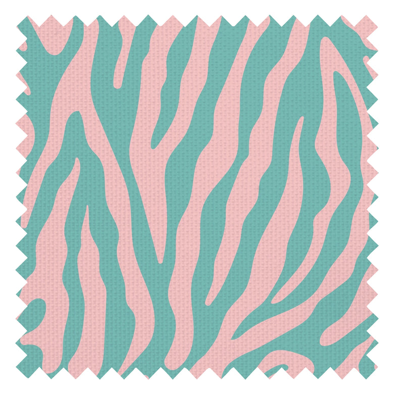 Good Vibrations Fabric in Candy Pink and Mint