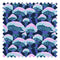 Fun Guy Fabric in Midnight Navy, Sky Blue and Pink