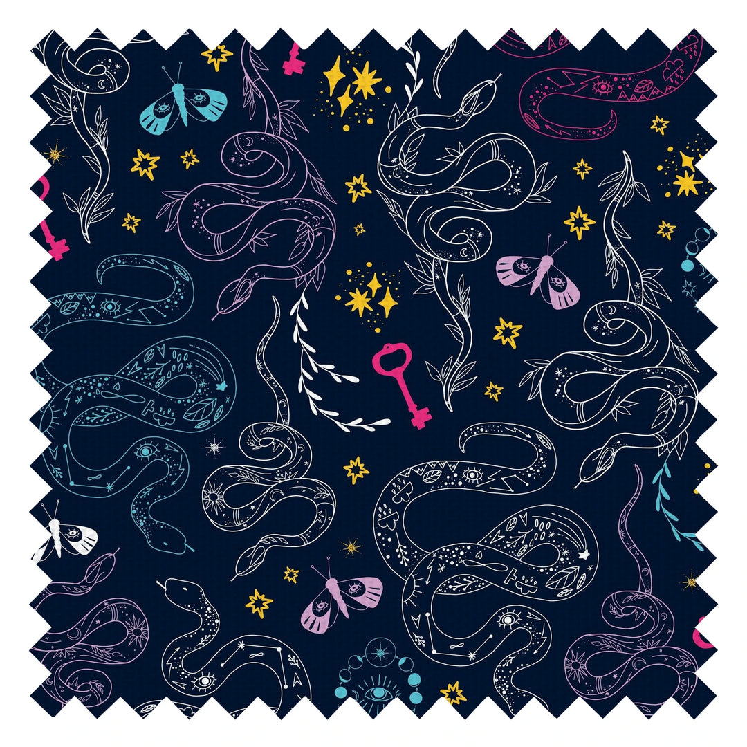 Medusa Fabric in Liquorice Allsorts