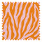 Good Vibrations Fabric in Pumpkin Pie and Party Pink