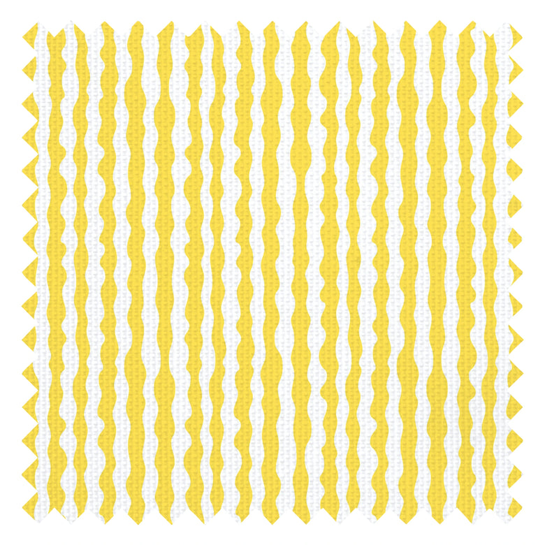 Get A Wiggle On Fabric in Sunshine Yellow
