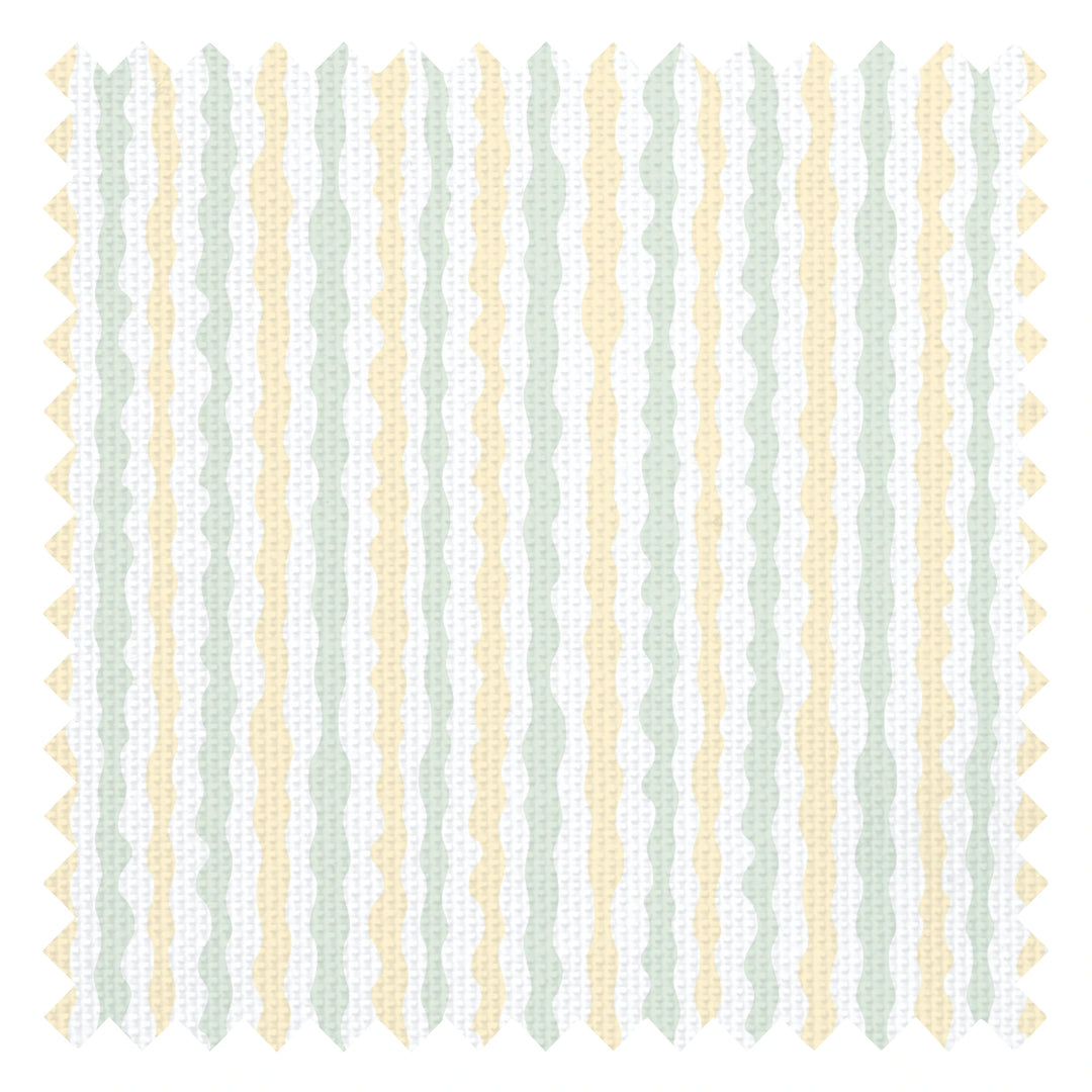 Get A Wiggle On Fabric in Lemon and Elderflower