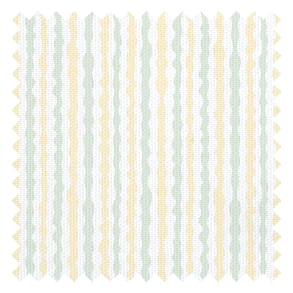 Get A Wiggle On Fabric in Lemon and Elderflower