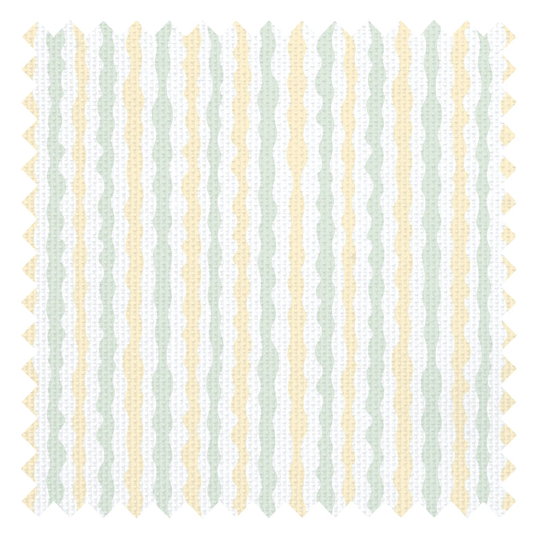 Get A Wiggle On Fabric in Lemon and Elderflower