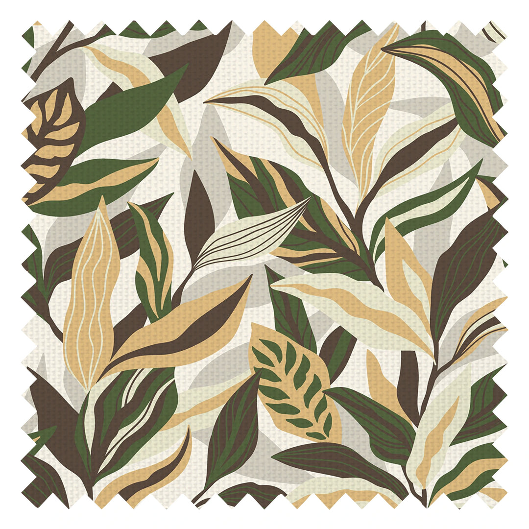 Honolulu Fabric in Earthy Greens on Gluten Free