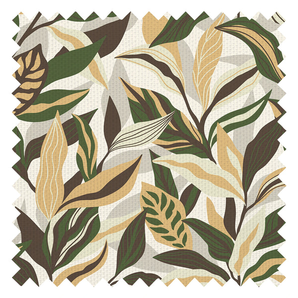 Honolulu Fabric in Earthy Greens on Gluten Free
