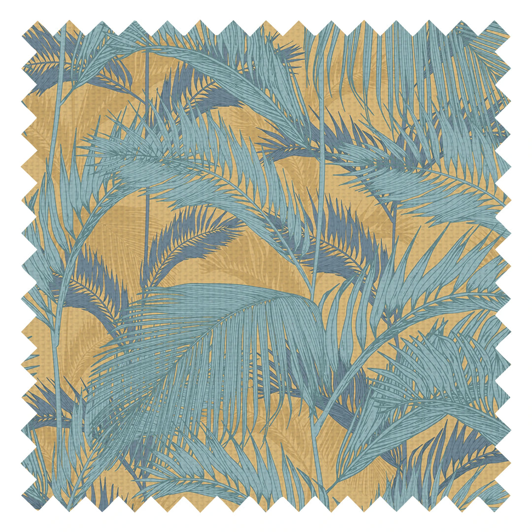 Miami Vibe Fabric in Vintage Blue on Barefoot in Bali