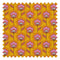 Happy Glamper Fabric in Clementine and Magenta