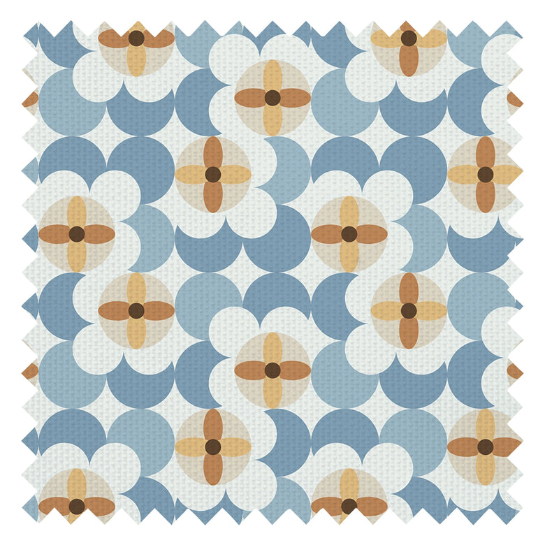 Day Dreamer Fabric in Nirvana and Tan on Dovecote