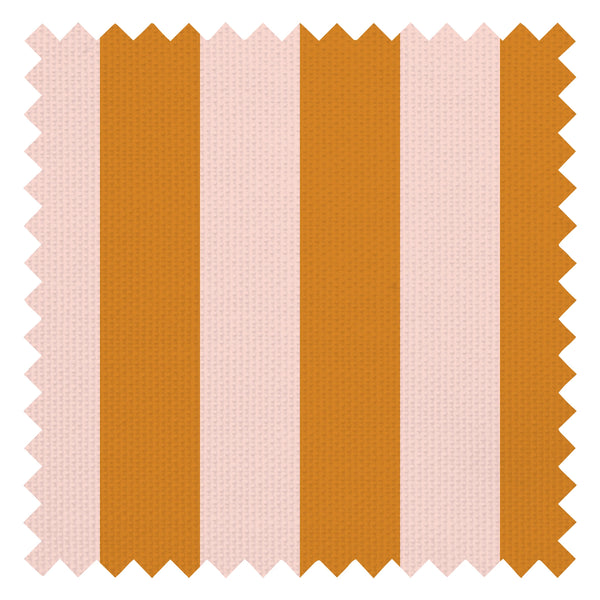 Signature Stripe Fabric in Candy Floss and Cinnamon
